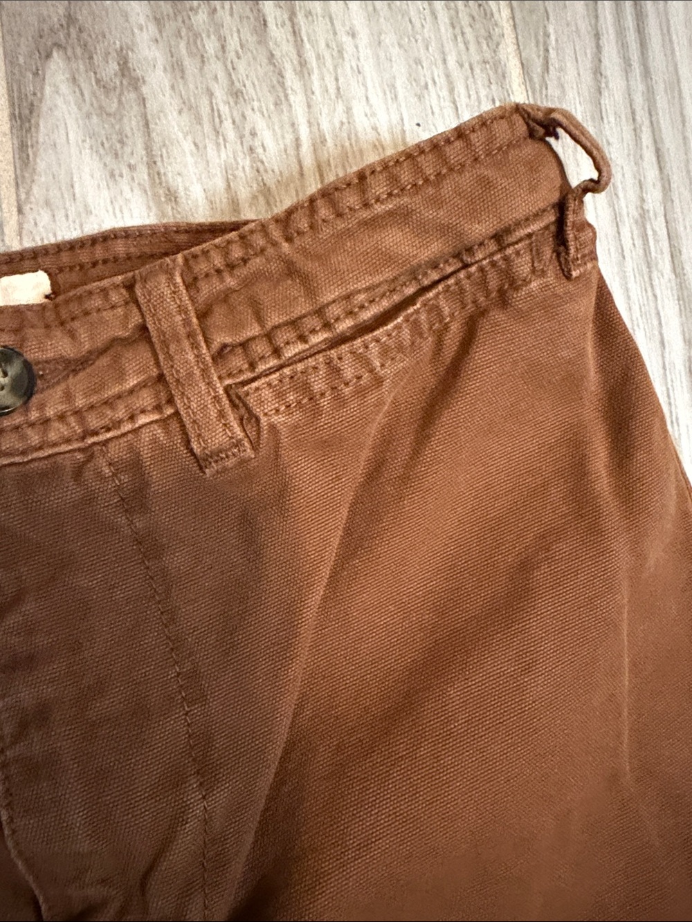 We The Free Wide-Leg Flare Jeans in Rust Brown - Picture 3 of 9